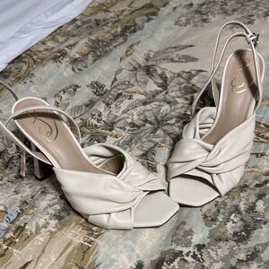 Sam Edelman Cream Heels 9.5